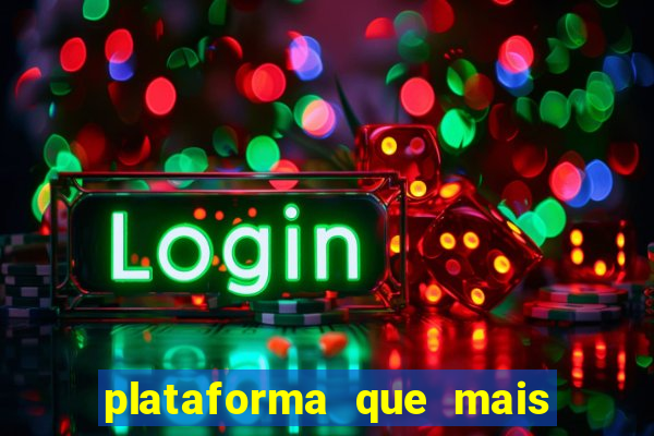 plataforma que mais paga no fortune tiger